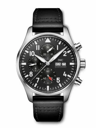IWC Pilot's Watch Chronograph Stainless Steel / Black IW3780-01 (IW378001)